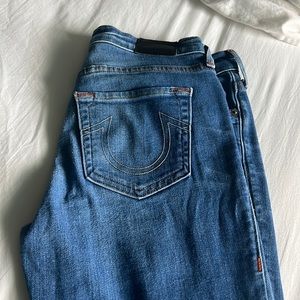 True Religion Skinny Jeans Simple Stitching